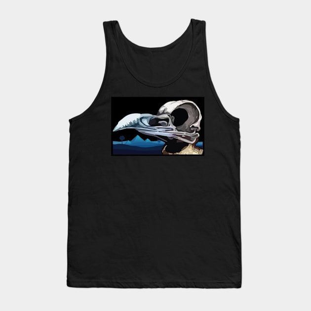 Khonshu Moon Knight Sticker Tank Top by Artman07